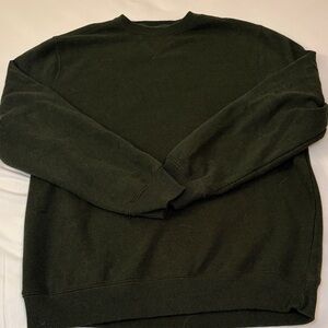 Bass Green Midweight Cotton/Poly Crewneck Sweatshirt Size L